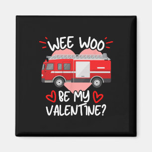 Wee Woo Var Min Alla Hjärtans Dag Brandbil Brandma Magnet