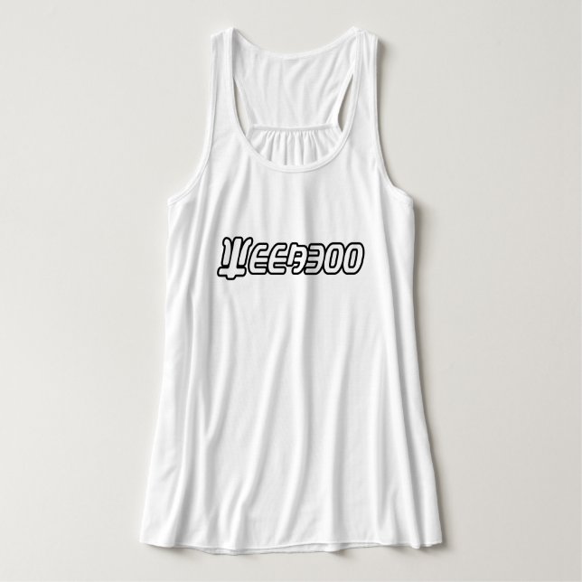 WEEABOO LINNE MED RACERBACK  (Design framsida)