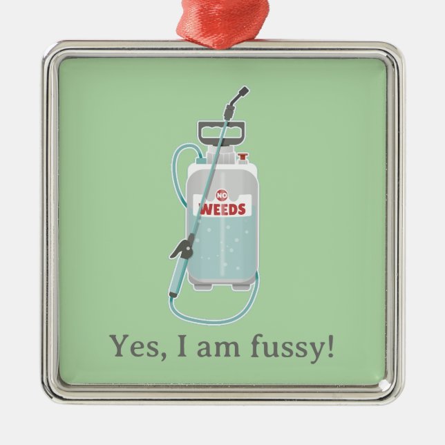 weed spray garden maintenance julgransprydnad metall (Framsidan)