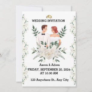 Weeding-inbjudan Inbjudningar