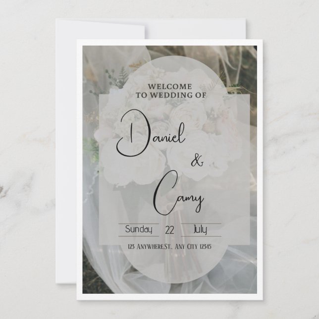 Weeding Inbjudningar (Framsida)