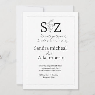 weeding invitation  inbjudningar