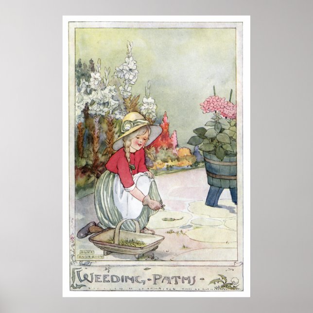 Weeding Väg av Anne Andersson Poster (Framsidan)