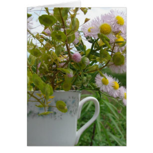 Weedy Bouquet Hälsningskort