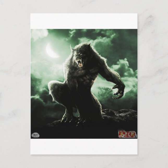 Weeerrrr Wolfje ;) Vykort (Framsida)