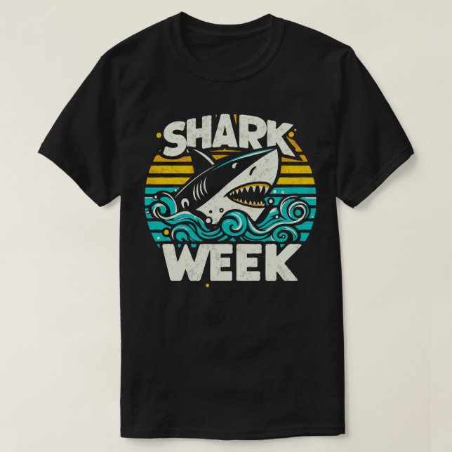 Week Retro Stil T Shirt (Design framsida)