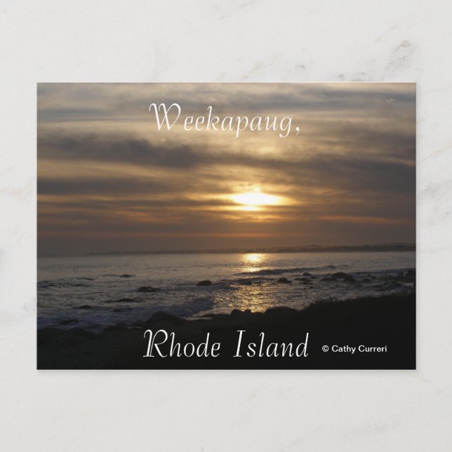 Weekapaug Rhode island Vykort (Framsida)