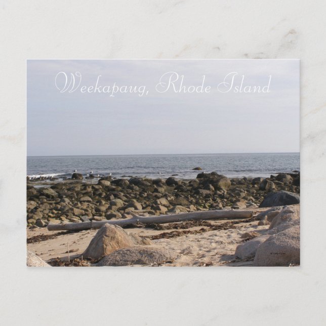Weekapaug, Rhode island Vykort (Framsida)