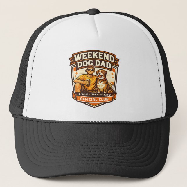 Weekend Dog Dad Club Dog Lover Cap Keps (Framsida)