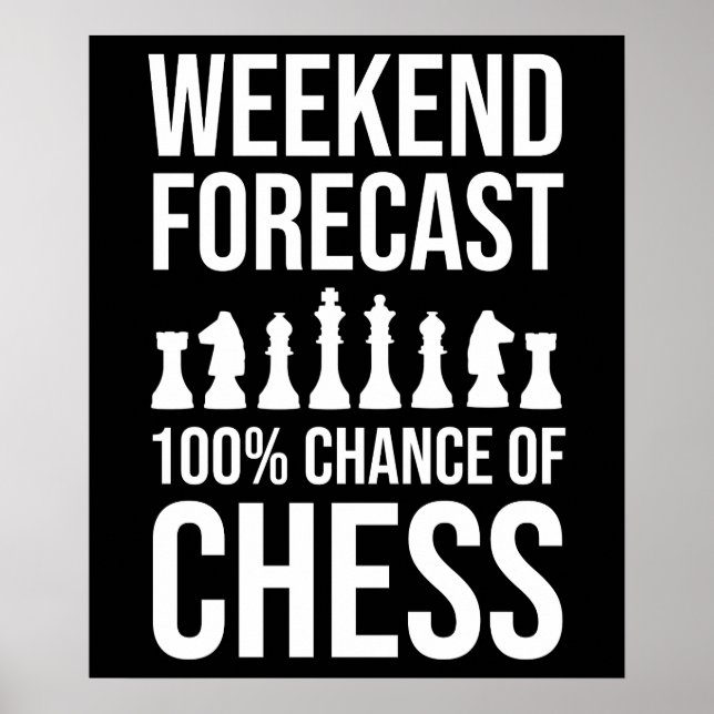 Weekend Forecast - 100% Chance of Chess Poster (Framsidan)
