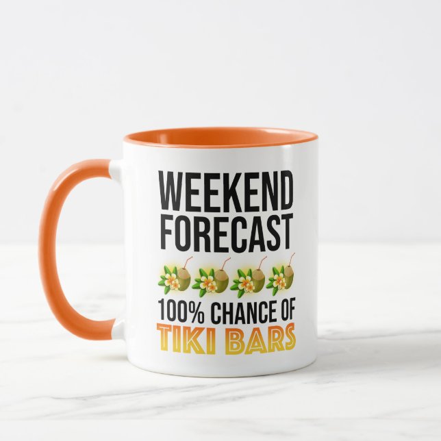 Weekend Forecast - 100% Chance of Tiki Bars Mugg (Vänster)