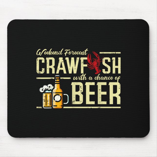 Weekend Forecast Crawfish Beer Funny Crayfish Dad  Musmatta (Framsidan)