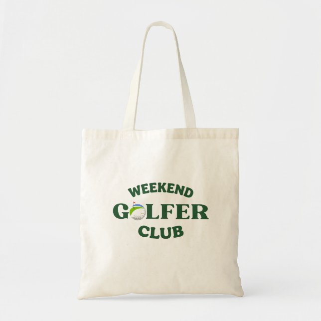 Weekend Golfer Club – Relaxed Golf Lifestyle Tygkasse (Framsidan)