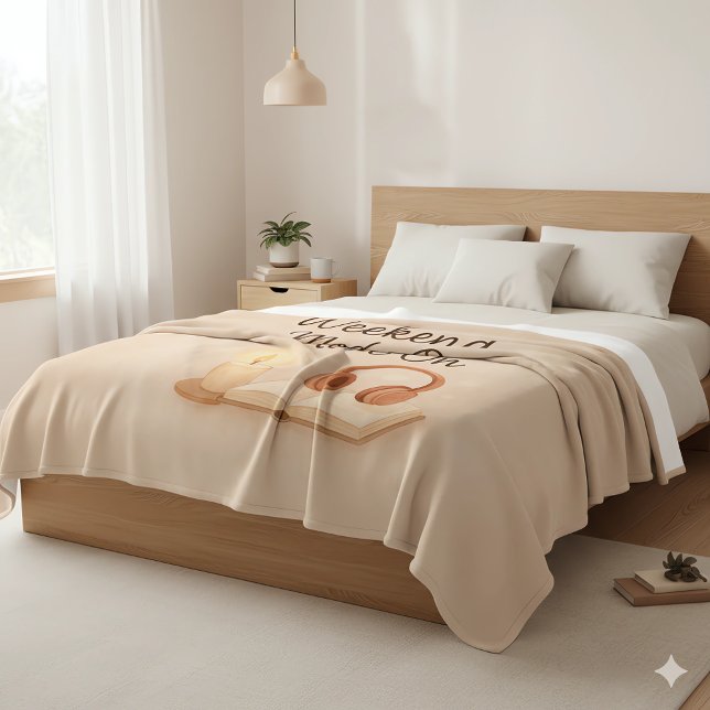 Weekend mode on Fleece Blanket (Skapare uppladdad)