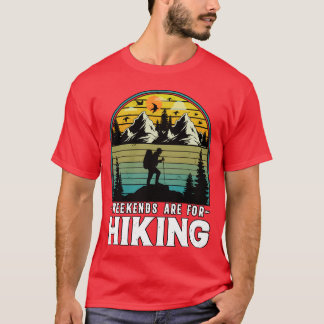 Weekends Are For Hiking Nature Camping boy T Shirt