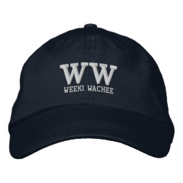 Weeki Wachee Florida Embroized Baseball Hat Broderad Keps
