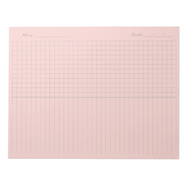 Weekly Habit Tracker,To Do List, Printable Planner Anteckningsblock (Framsida)