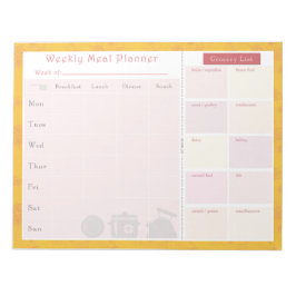 Weekly Meal Planner, sommar Anteckningsblock