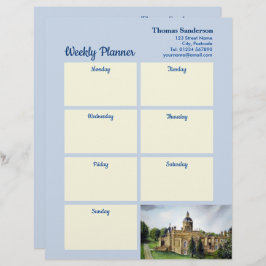 Weekly Planner Castle Howard Yorkshire England Brevhuvud