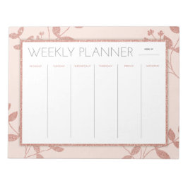 Weekly Planner Ro Guld Anteckningsblock