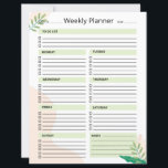 Weekly Planner Template<br><div class="desc">Stay organized and productive with this Weekly Planner Template. Perfect for managing tasks,  goals,  and schedules in a clean,  minimalist layout. Ideal for personal or professional use.</div>