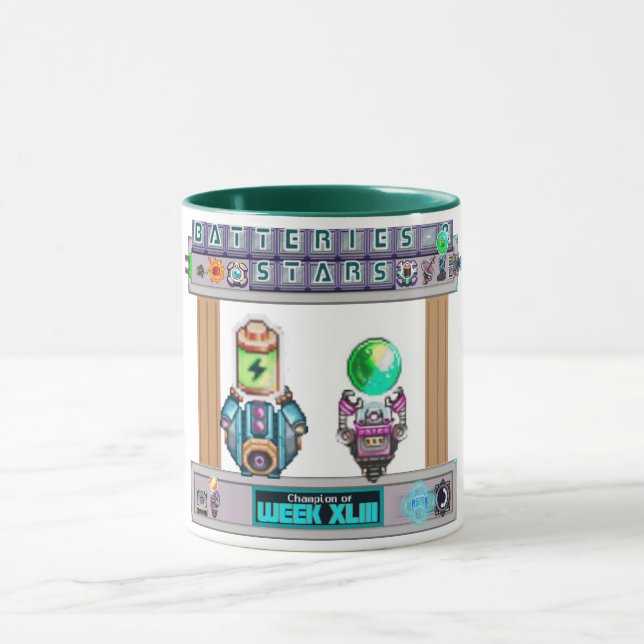 Weekly Trophy Synthesis Batteries&Stars Mug Mugg (Center)