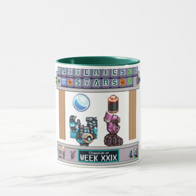 Weekly Trophy Synthesis Batteries&Stars Mug Mugg (Center)