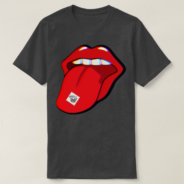 WEEN Boognish Acid Tab Trippy Tunga T Shirt (Design framsida)