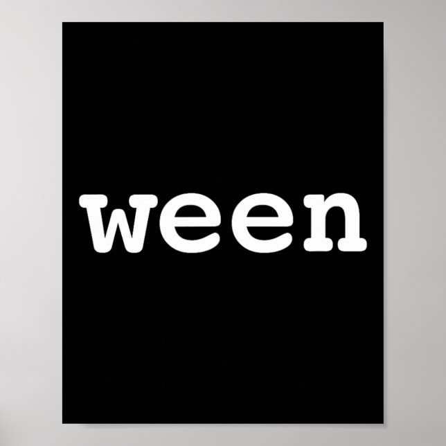 Ween Funny Halloween-par med Hallo Poster (Framsidan)