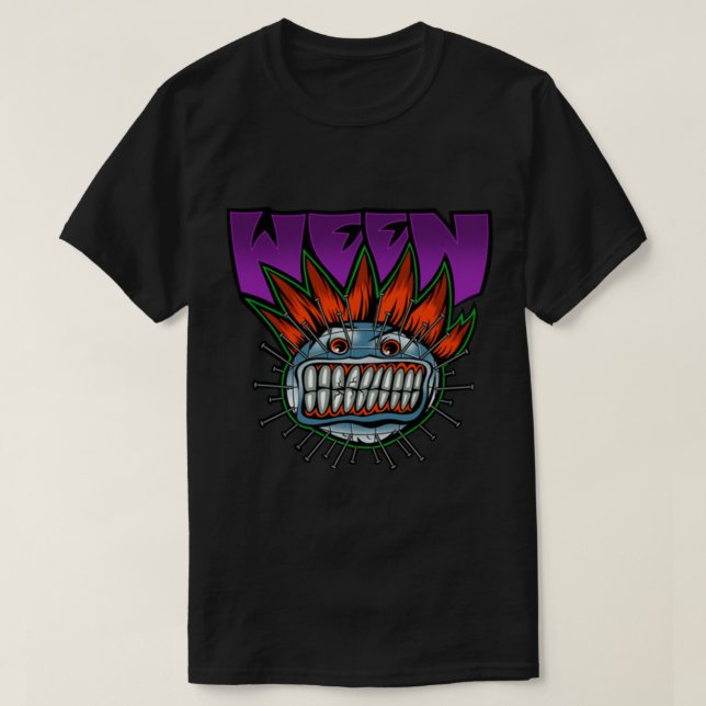 Ween Pinhead Boognish T Shirt (Design framsida)