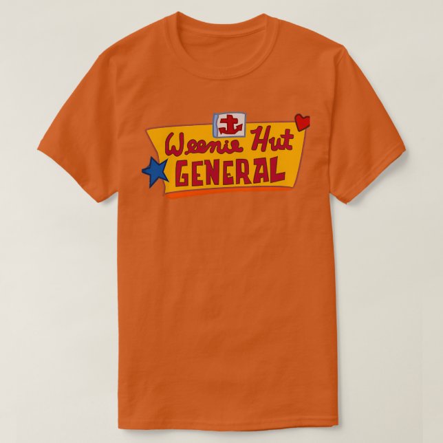 Weenie Hut General T Shirt (Design framsida)