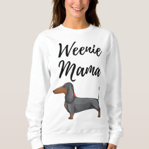 Weenie Mamma Funny Dachshund Älskare Weiner Hund G T Shirt