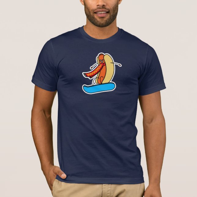 Weenie Man Snowboard T Shirt (Framsida)