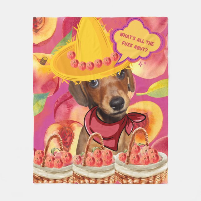 Weenie Peach Farmer Ull Fleecefilt (Framsidan)