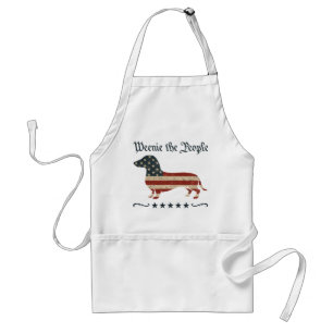 Weenie People Dachshund 4:e juli Förkläde