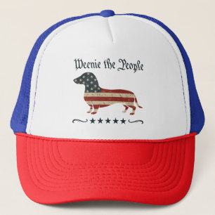Weenie People Dachshund 4:e juli Keps