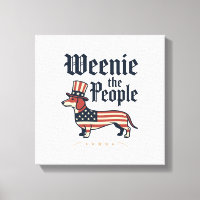 Weenie the People Patriotisk Dachshund T-Shirt_1