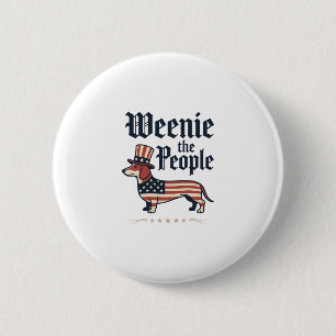 Weenie the People Patriotisk Dachshund T-Shirt_1 Knapp
