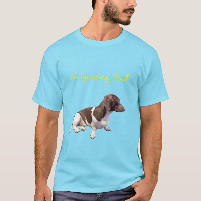 Weeniehunden ignorerar t shirt (Framsida)