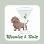 Weenies & Martinis Party Underlägg Papper Kvadrat<br><div class="desc">Ge er party en lekfull vibb med dessa Pappra Underlägg på Weenies & Martinis-Party-torget! Dessa underlägg är en förtjusande illustration av en wiener hund parad med en klassisk martini och är perfekter för att tillsätta charm till alla cocktail-party, sammankomster eller temaevenemang. De här underläggen är idealiska för hundälskare och martini-entusiaster...</div>