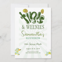 Weenies & Tinies Martini Bash Bachelorette Helg