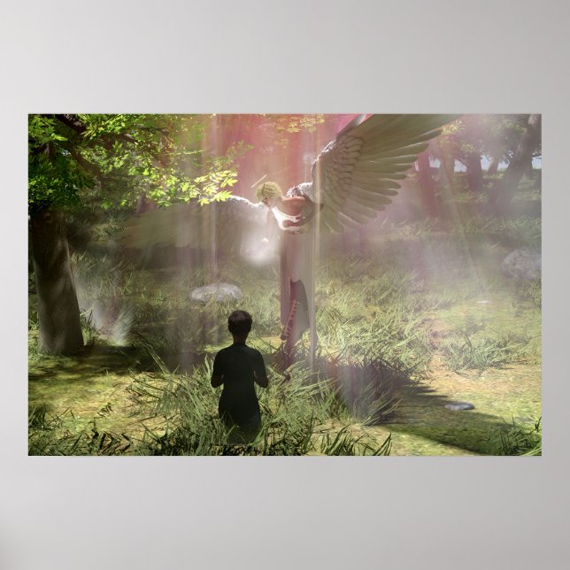 Weeping Angel Daz Studio Digital Art Poster (Framsidan)