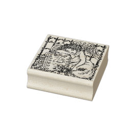 WEEPING GUARDIAN ANGEL, CEMETERY GUBBER FRIMÄRKE STÄMPEL