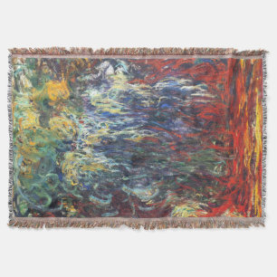 Weeping Willow at Giverny (från Claude Monet) Filt