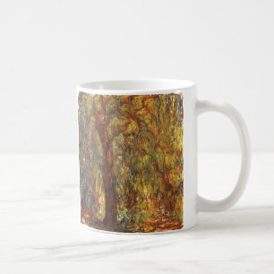 Weeping Willow av Claude Monet, Vintage Fine Art Kaffemugg