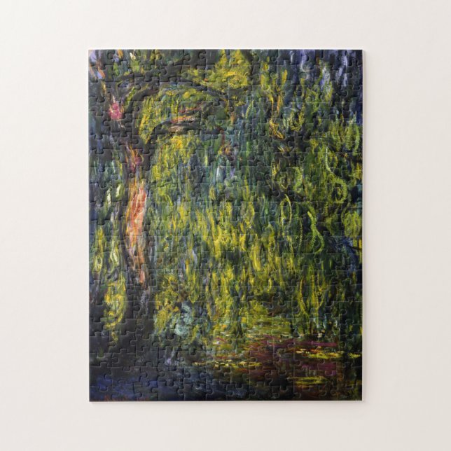 Weeping Willow by Claude Monet Puzzle Pussel (Vertikal)