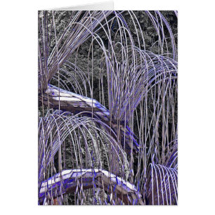 Weeping Willow i Metall Hälsningskort