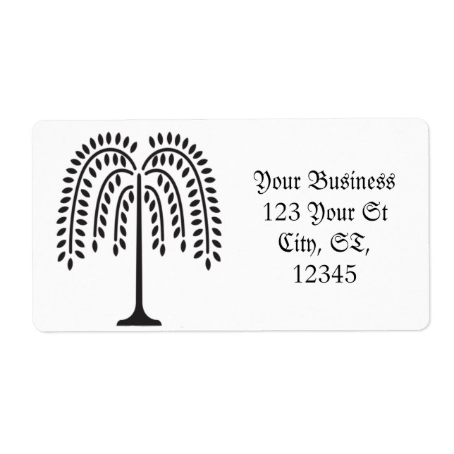 Weeping Willow Silhouette Thunder_Cove Fraktsedel (Framsidan)