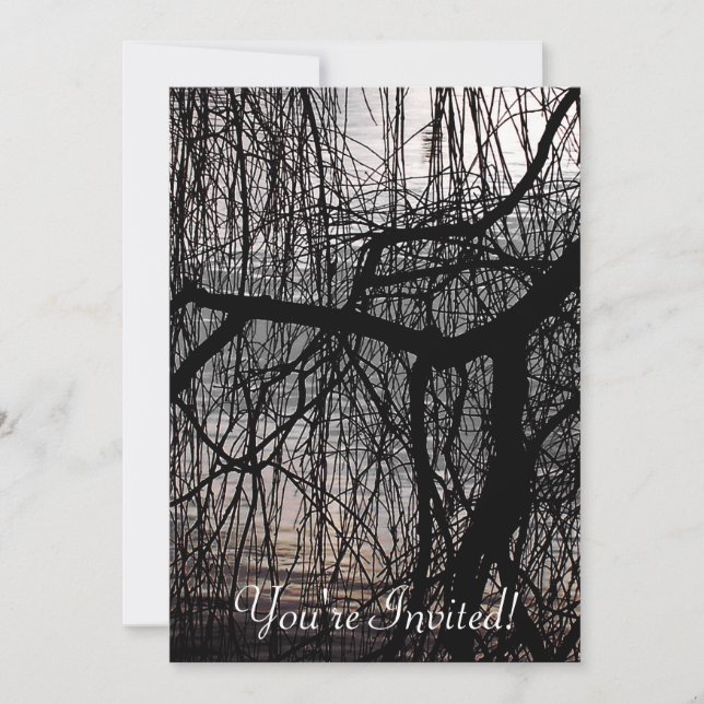 WEEPING WILLOW TRÄD INBJUDNINGAR (Framsida)