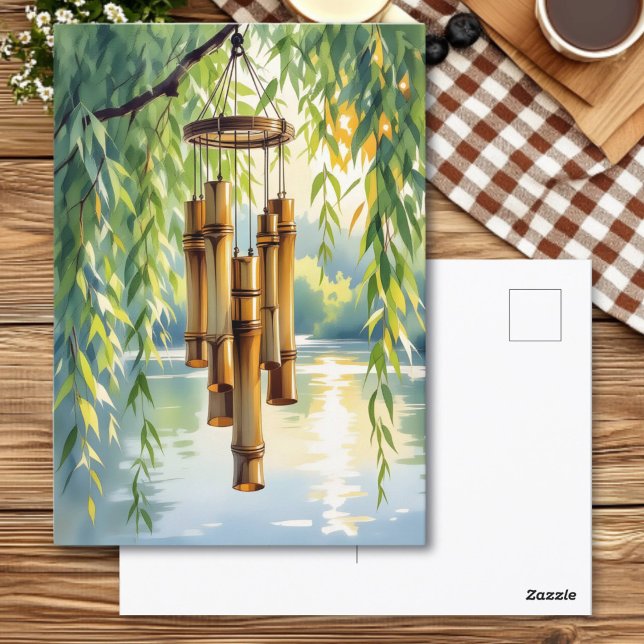Weeping Willow, Windchimes och Sjö Vykort (Skapare uppladdad)